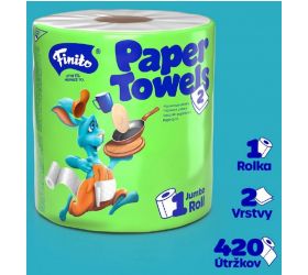 Utierka papierová v rolke 19cm/80m, 2-vrstvová, single