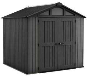 Domček Keter STRONGHOLD 8X8, sivý, záhradný, 254x228,6x220 cm