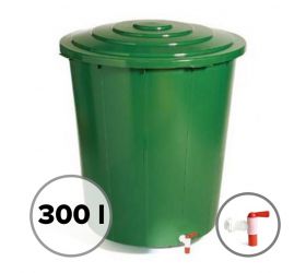 Sud na vodu 300L, s ventilom a vekom, priemer 80cm