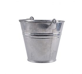 Vedro pozinkované, objem 10L, priemer 30cm, I.A.
