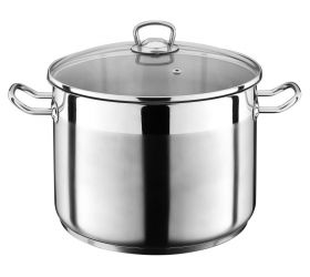 Hrniec nerezový s pokrievkou, 20 l, 30cm, BIG