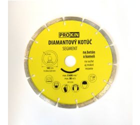 Diamantový kotúč PROKIN, 180x22,23mm, SEGMENT