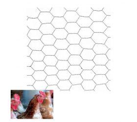 Pletivo šesťhranné HEX, 16x16mm/0,7x1000mm, 10m, ZN, GARDENKUS, chovateľské