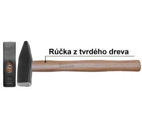 Kladivo zámočnícke 1500g, INGCO, drevená násada
